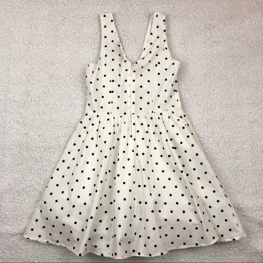 Bailey Blue 50s Style Polka Dot Dress - Picture 4 of 6
